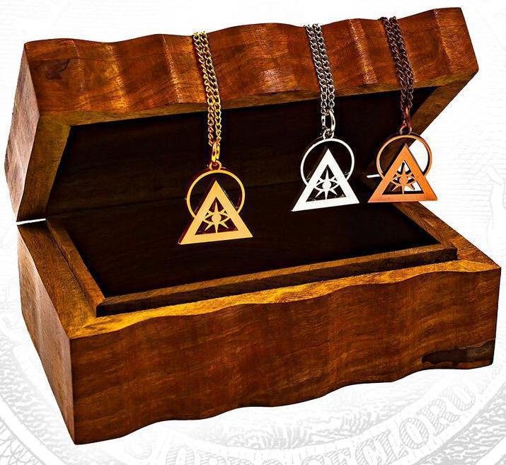 Pyramid Eye Necklace